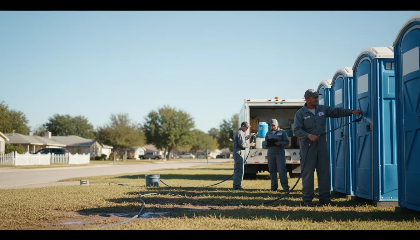 Long-Term Portable Toilet Rental in Rock Island, TX near me